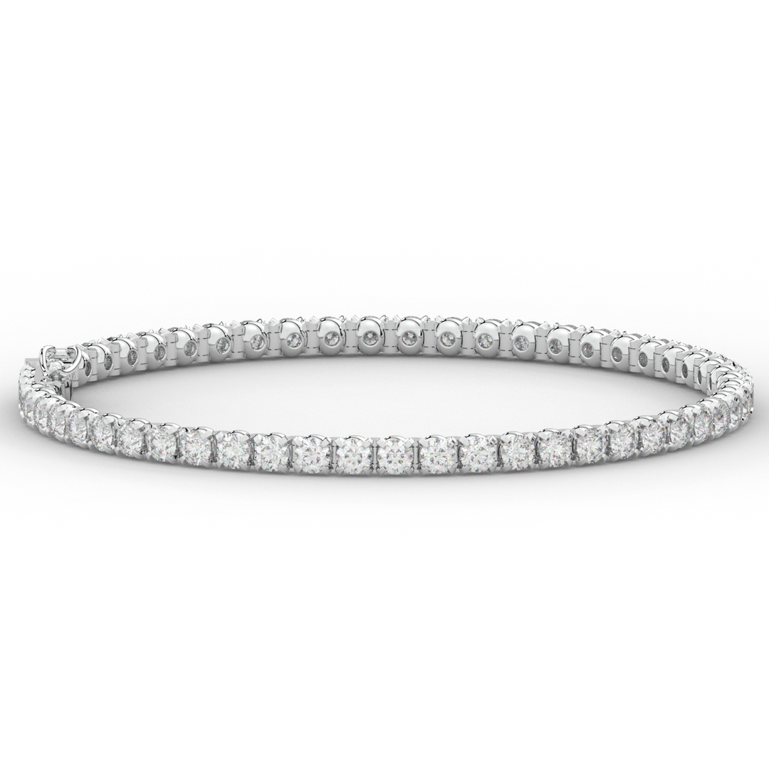 5.30CT.TW ROUND LAB DIAMOND TENNIS BRACELET - Nazarelle