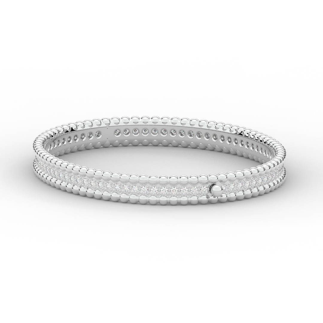 1.20CT.TW ROUND LAB DIAMOND ETERNITY BANGLE