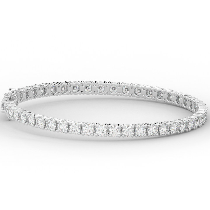 7.00CT.TW ROUND LAB DIAMOND TENNIS BRACELET