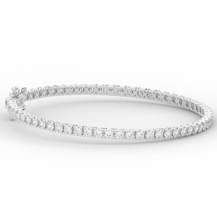 5.00CT.TW ROUND LAB DIAMOND TENNIS BRACELET