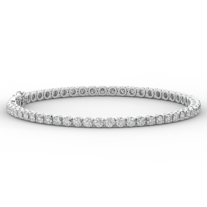 5.75CT.TW ROUND LAB DIAMOND TENNIS BRACELET - Nazarelle