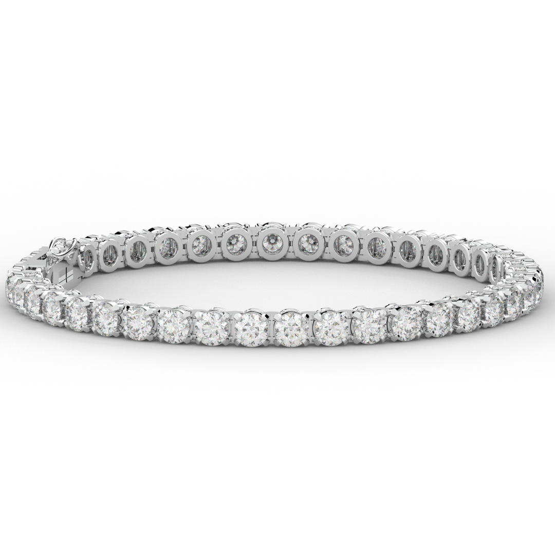 10.50CT.TW ROUND LAB DIAMOND TENNIS BRACELET - Nazarelle