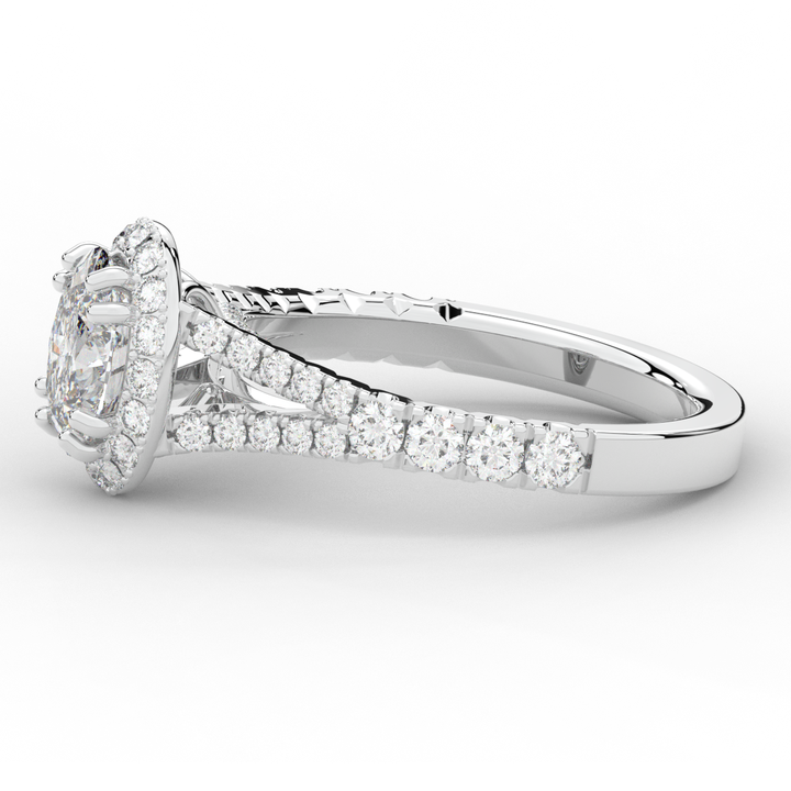 1.60CT.TW OVAL LAB DIAMOND ENGAGEMENT RING