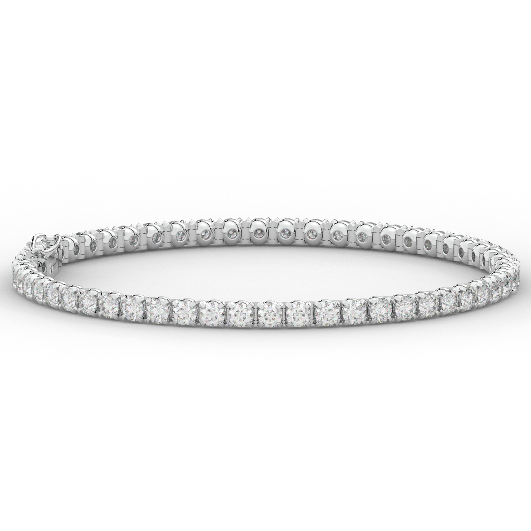 5.30CT.TW ROUND LAB DIAMOND TENNIS BRACELET - Nazarelle