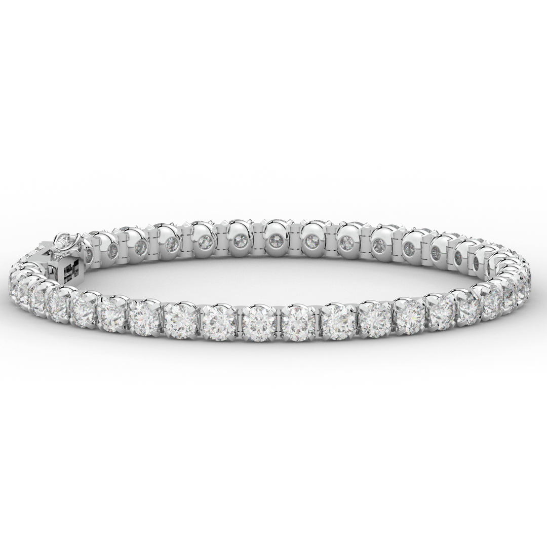 10.50CT.TW ROUND LAB DIAMOND TENNIS BRACELET - Nazarelle