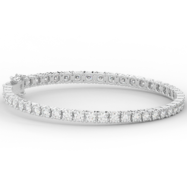 7.00CT.TW ROUND LAB DIAMOND TENNIS BRACELET