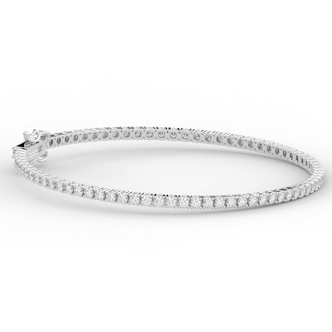 3.00CT.TW ROUND LAB DIAMOND TENNIS BRACELET