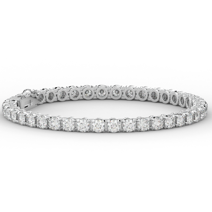 10.50CT.TW ROUND LAB DIAMOND TENNIS BRACELET - Nazarelle