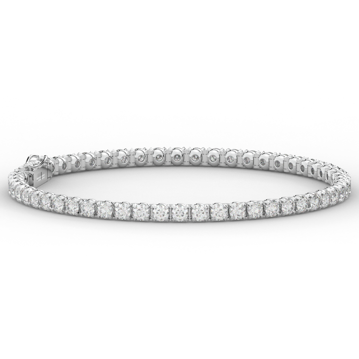 5.30CT.TW ROUND LAB DIAMOND TENNIS BRACELET - Nazarelle