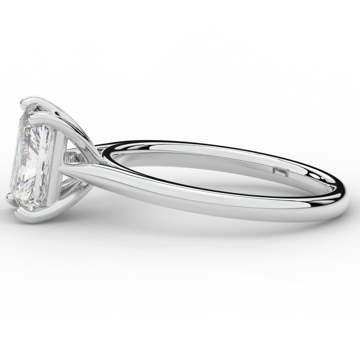 2.00CT RADIANT LAB DIAMOND SOLITAIRE ENGAGEMENT RING