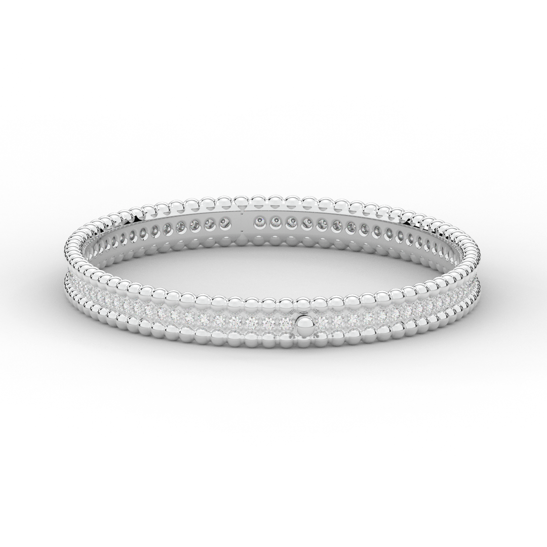 1.20CT.TW ROUND LAB DIAMOND ETERNITY BANGLE