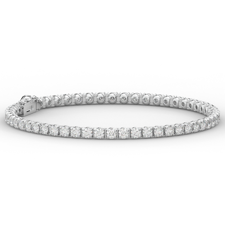 5.30CT.TW ROUND LAB DIAMOND TENNIS BRACELET - Nazarelle