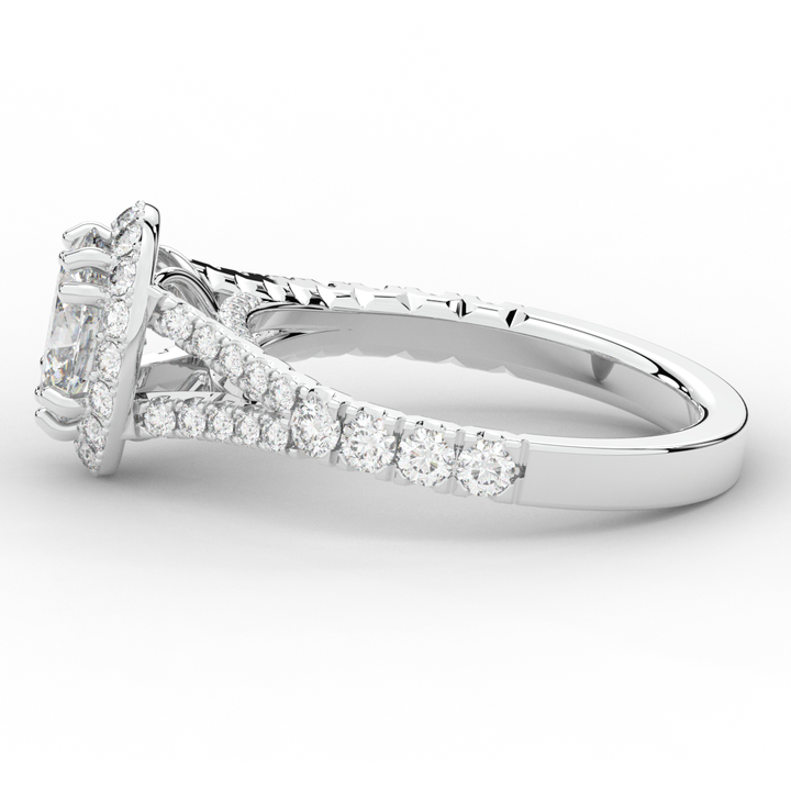 1.60CT.TW OVAL LAB DIAMOND ENGAGEMENT RING