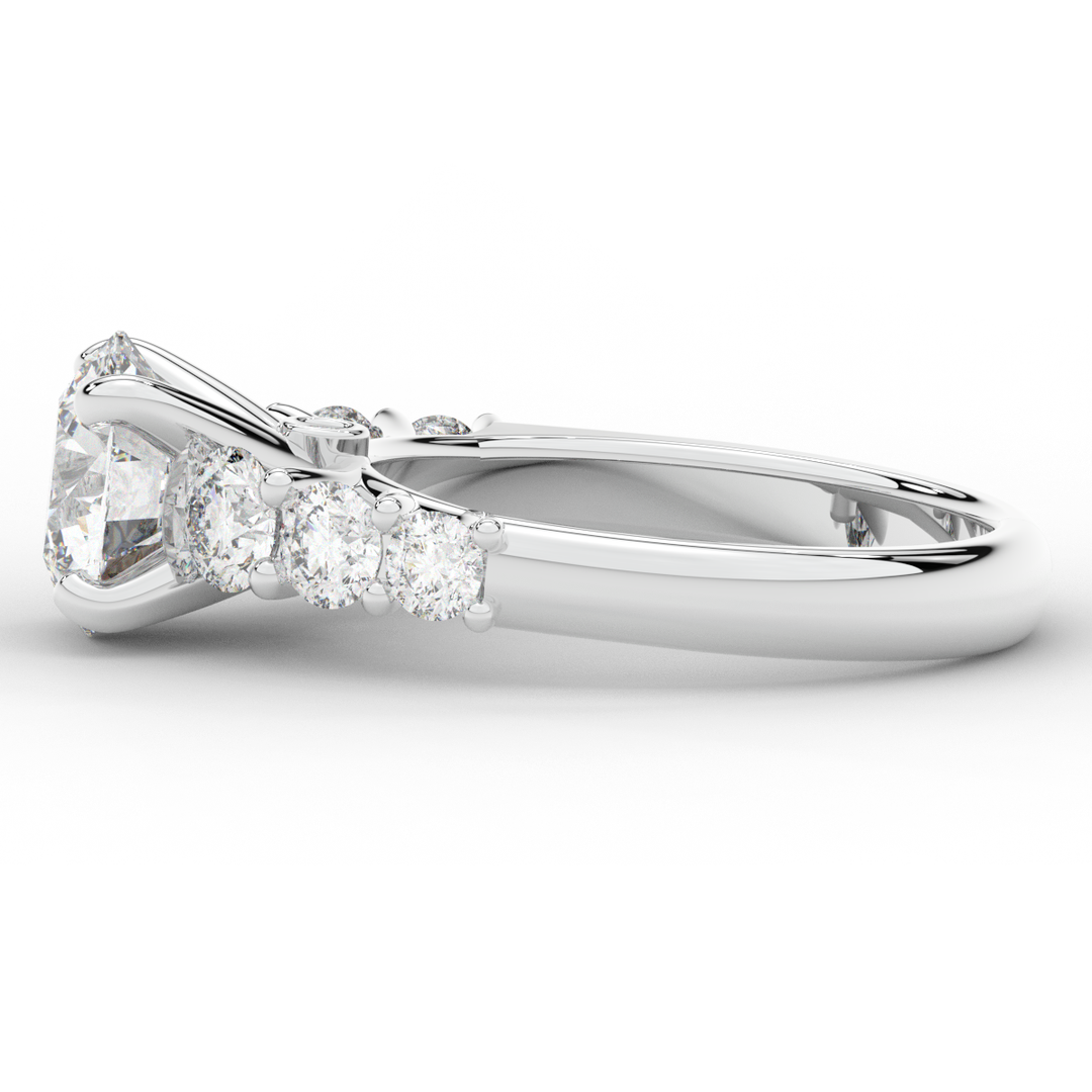 3.00CT.TW ROUND LAB DIAMOND  ENGAGEMENT RING