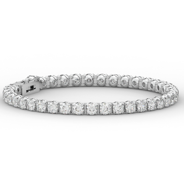 10.50CT.TW ROUND LAB DIAMOND TENNIS BRACELET - Nazarelle