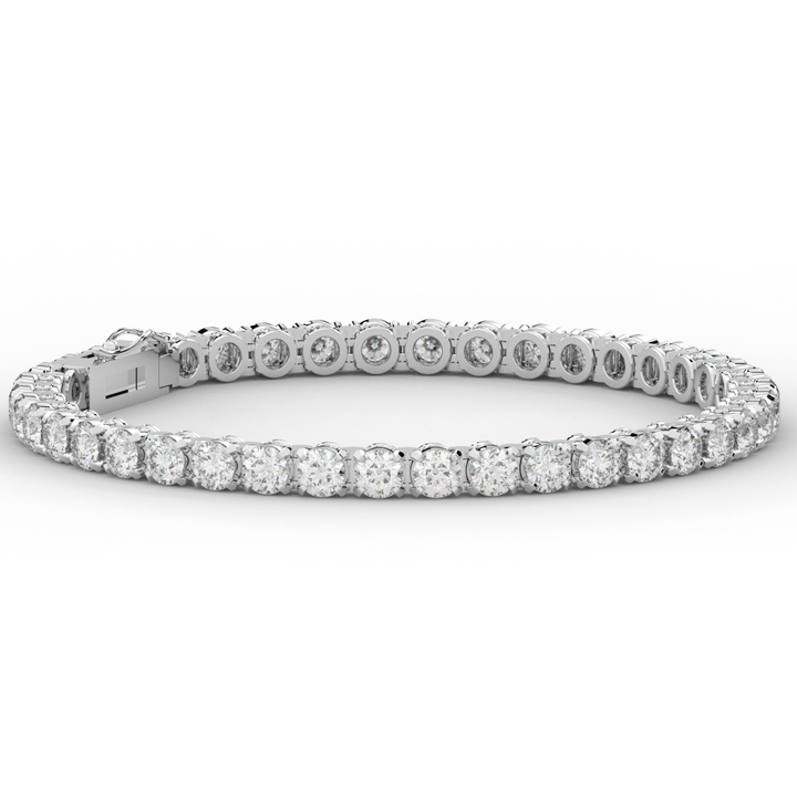 10.50CT.TW ROUND LAB DIAMOND TENNIS BRACELET - Nazarelle