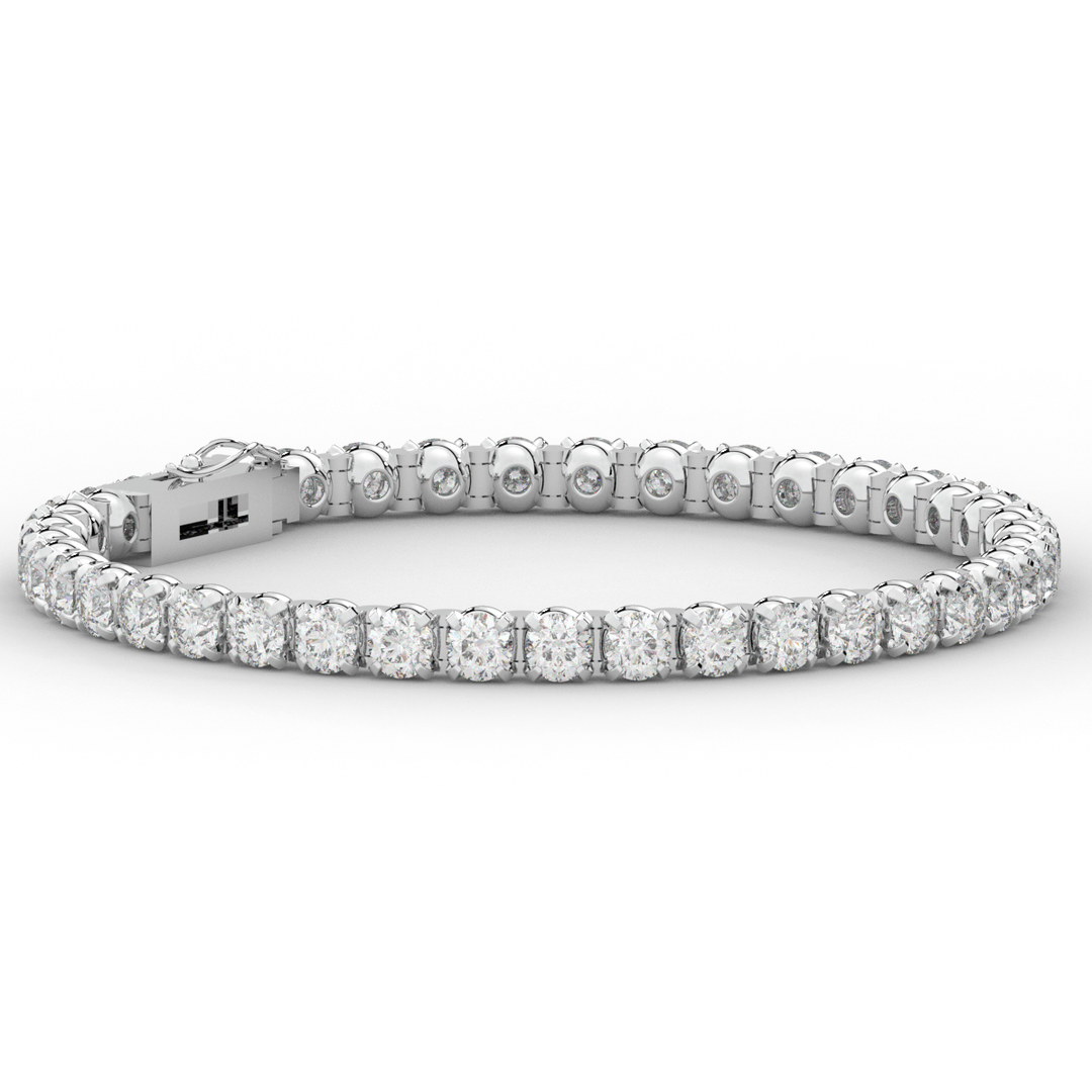 10.50CT.TW ROUND LAB DIAMOND TENNIS BRACELET - Nazarelle