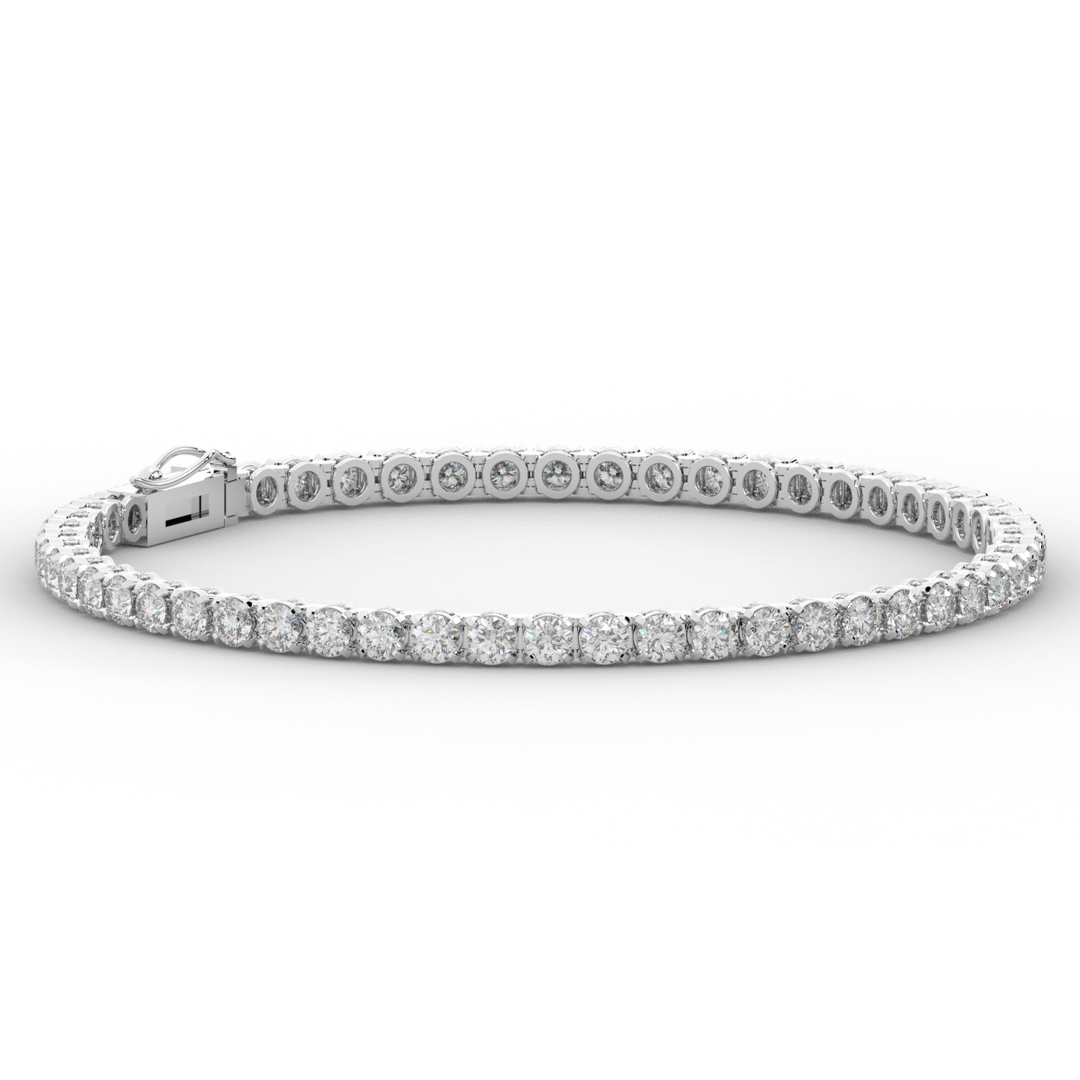 5.75CT.TW ROUND LAB DIAMOND TENNIS BRACELET - Nazarelle