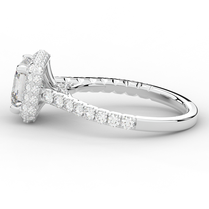 2.75CT.TW ASSCHER LAB DIAMOND HALO ENGAGEMENT RING