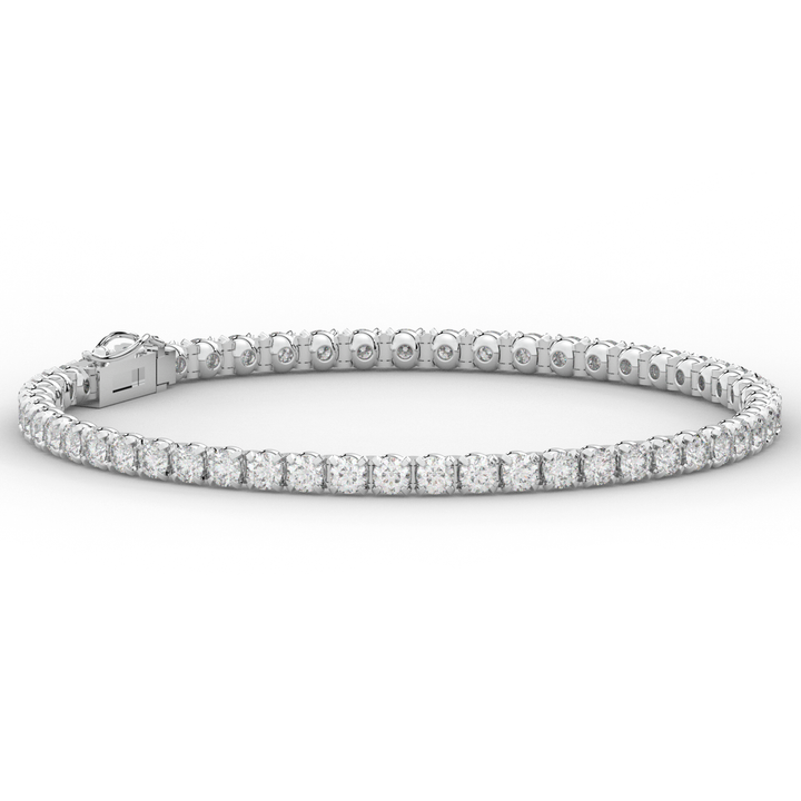 5.30CT.TW ROUND LAB DIAMOND TENNIS BRACELET - Nazarelle