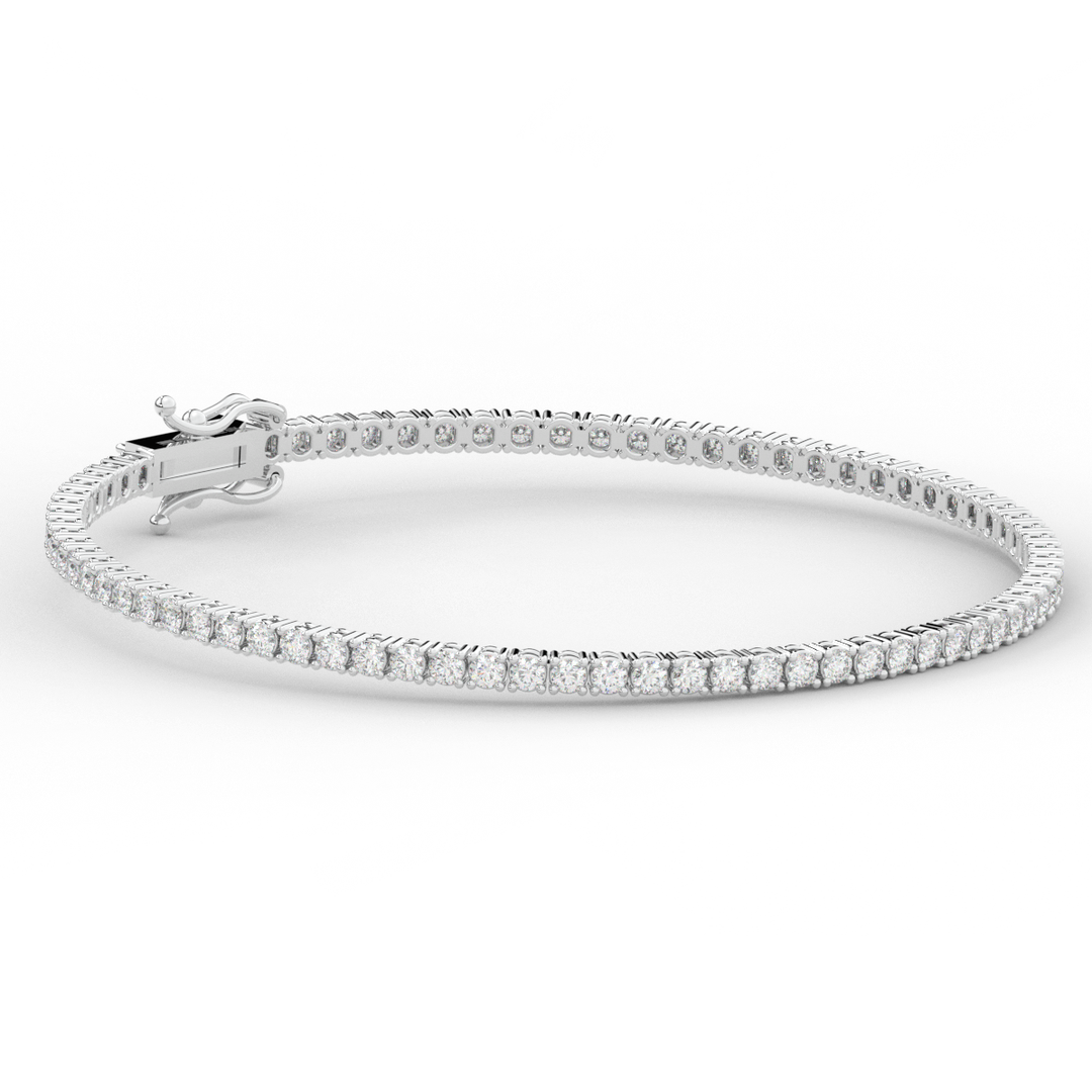 3.00CT.TW ROUND LAB DIAMOND TENNIS BRACELET