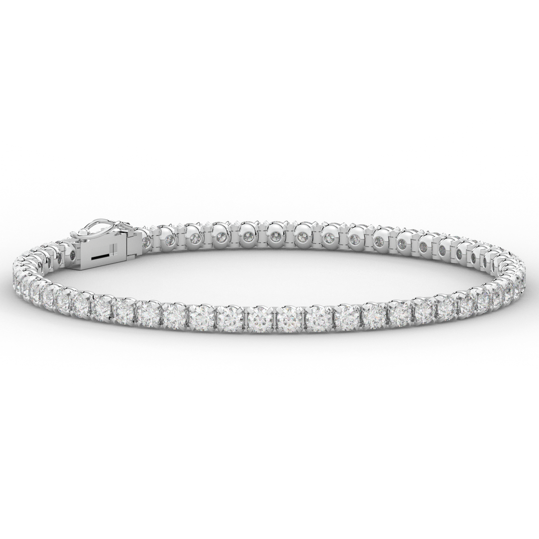 5.30CT.TW ROUND LAB DIAMOND TENNIS BRACELET - Nazarelle