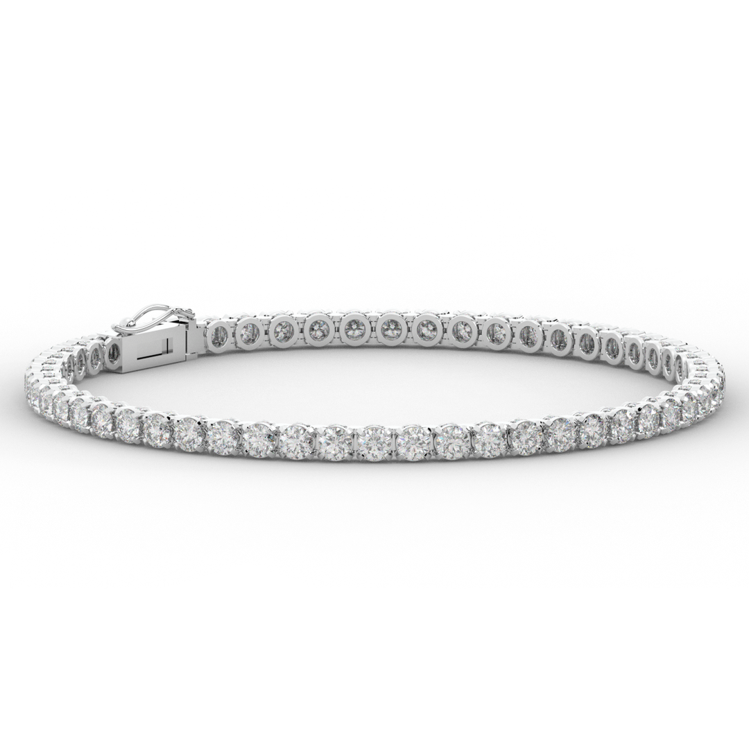 5.75CT.TW ROUND LAB DIAMOND TENNIS BRACELET - Nazarelle