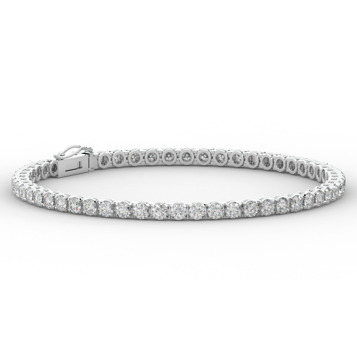 5.75CT.TW ROUND LAB DIAMOND TENNIS BRACELET - Nazarelle