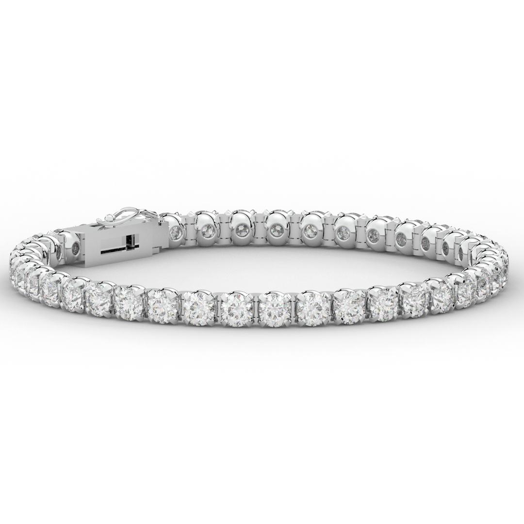 10.50CT.TW ROUND LAB DIAMOND TENNIS BRACELET - Nazarelle