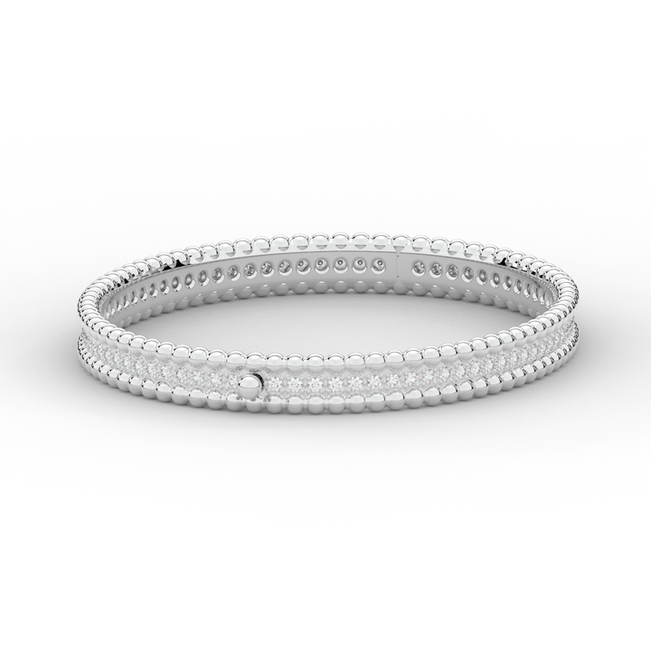 1.20CT.TW ROUND LAB DIAMOND ETERNITY BANGLE