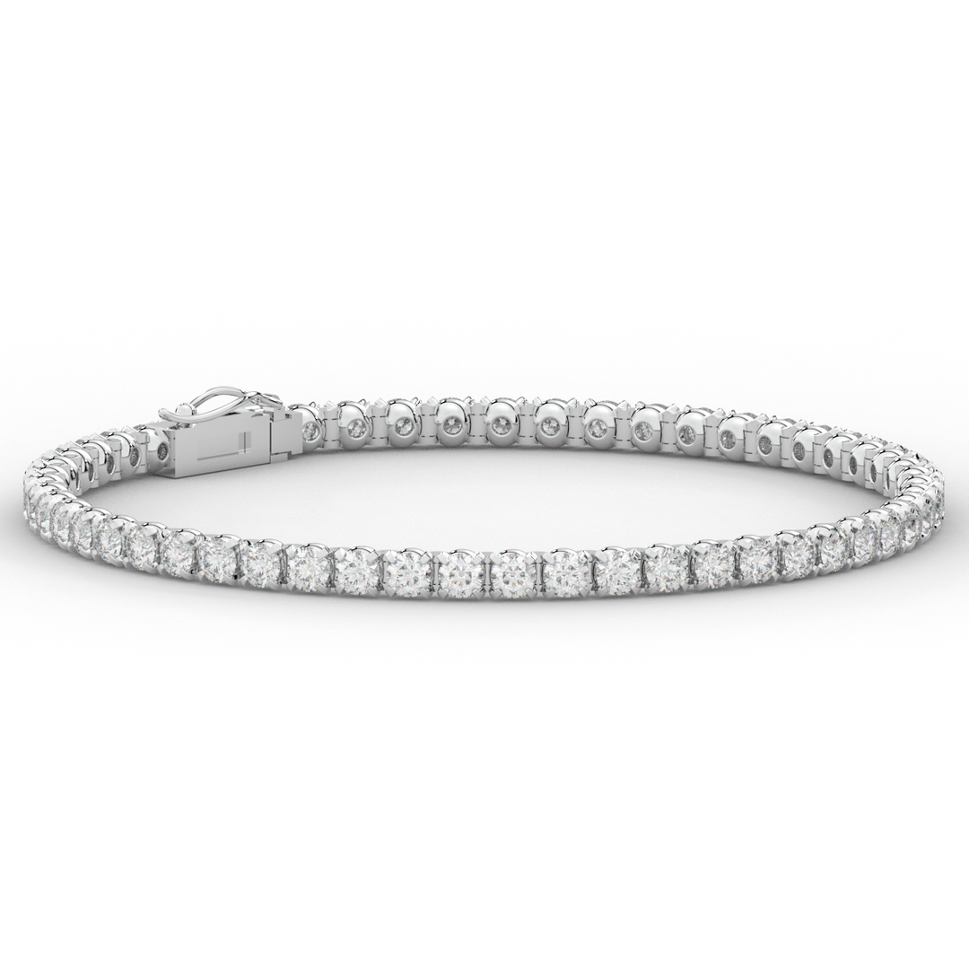 5.30CT.TW ROUND LAB DIAMOND TENNIS BRACELET - Nazarelle