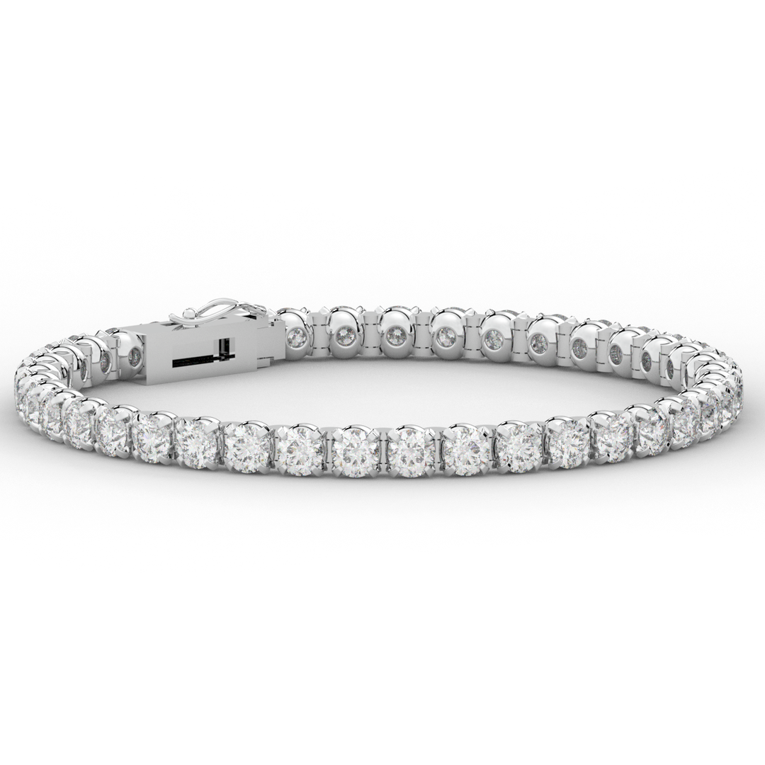 10.50CT.TW ROUND LAB DIAMOND TENNIS BRACELET - Nazarelle