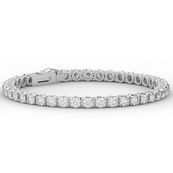 10.50CT.TW ROUND LAB DIAMOND TENNIS BRACELET - Nazarelle