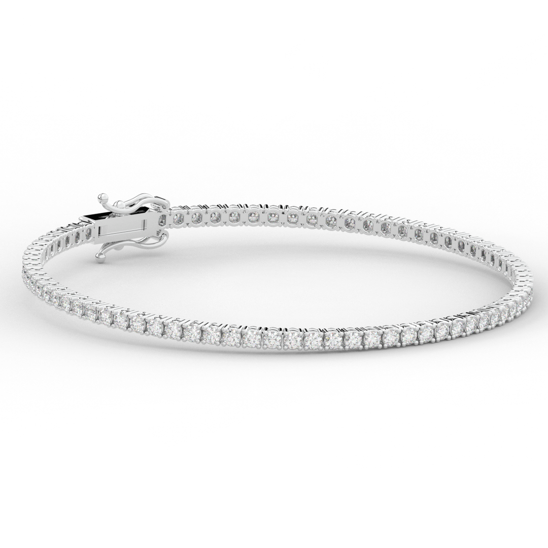 3.00CT.TW ROUND LAB DIAMOND TENNIS BRACELET