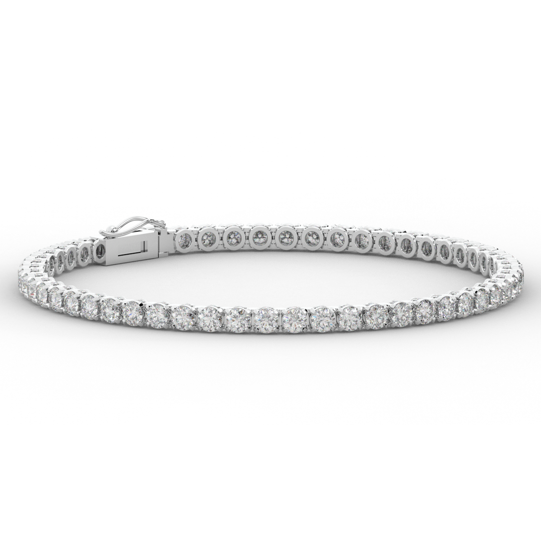 5.75CT.TW ROUND LAB DIAMOND TENNIS BRACELET - Nazarelle