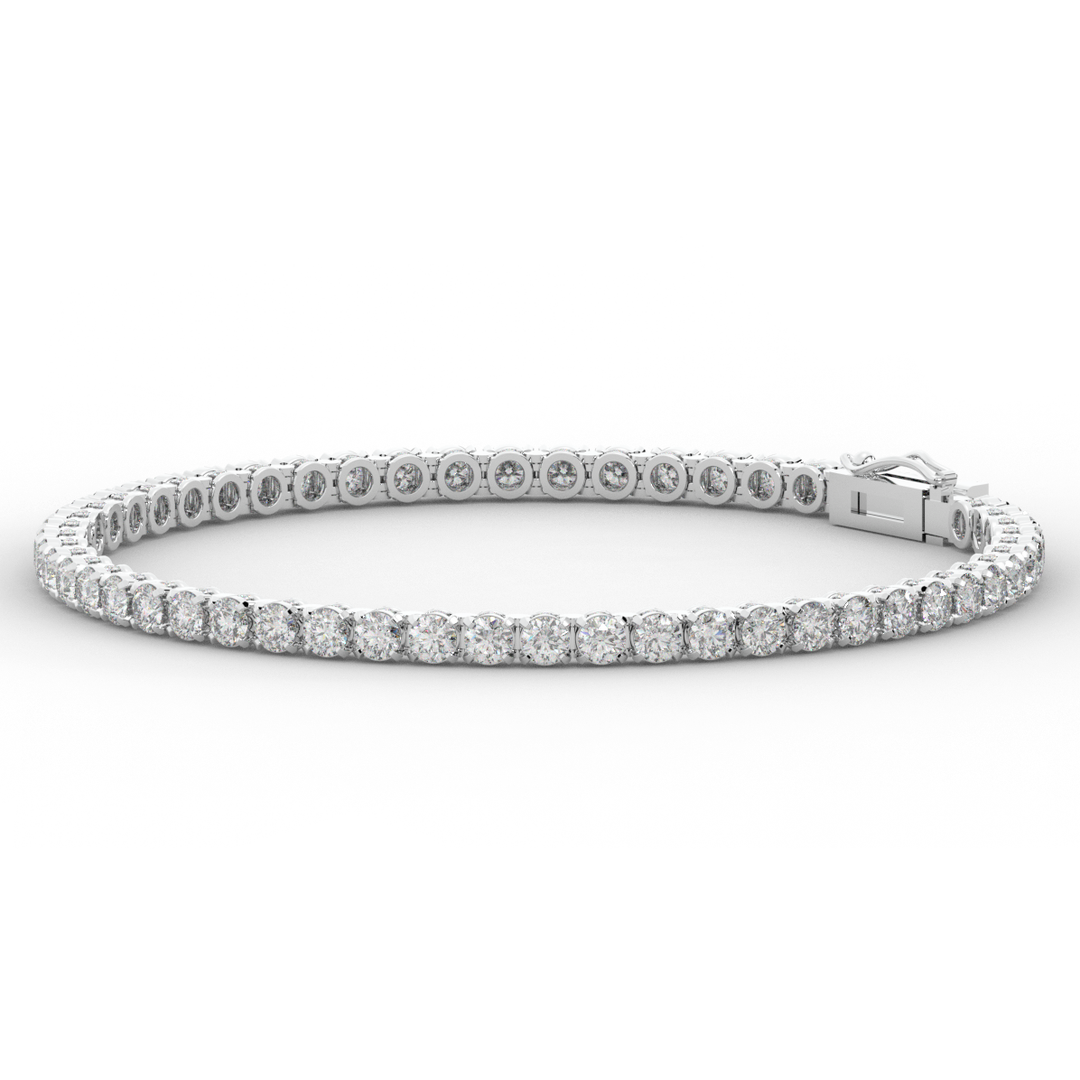 5.75CT.TW ROUND LAB DIAMOND TENNIS BRACELET - Nazarelle