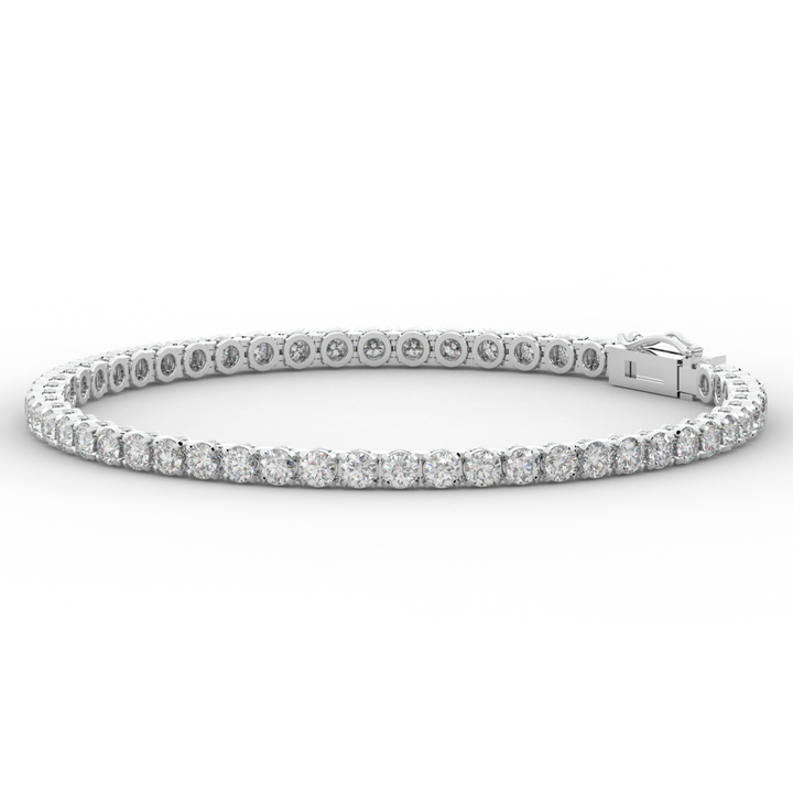 5.75CT.TW ROUND LAB DIAMOND TENNIS BRACELET - Nazarelle