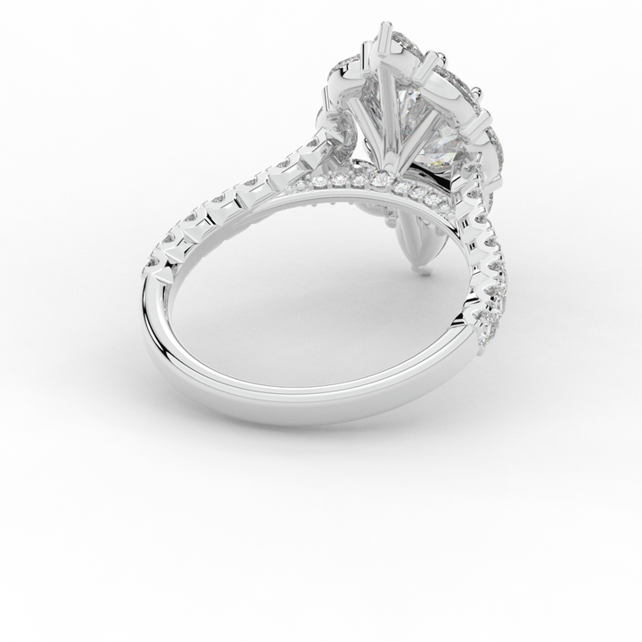 2.75CT.TW OVAL LAB DIAMOND HALO ENGAGEMENT RING