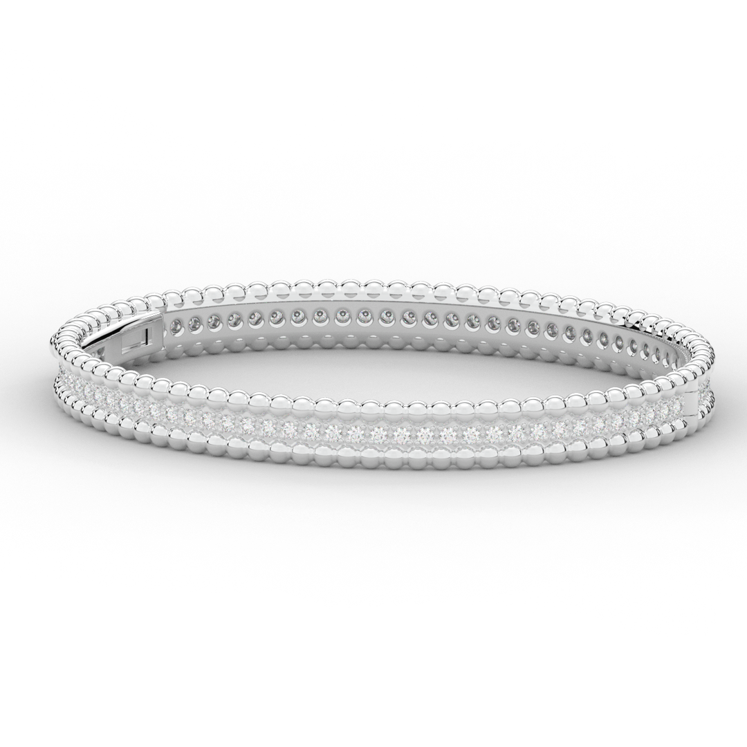 1.20CT.TW ROUND LAB DIAMOND ETERNITY BANGLE