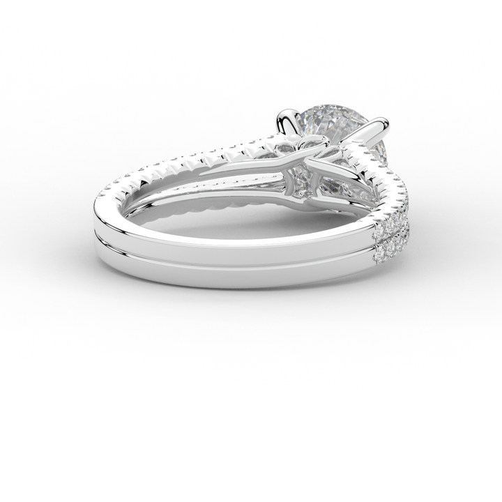 1.90CT.TW ROUND LAB DIAMOND SOLITAIRE ENGAGEMENT RING