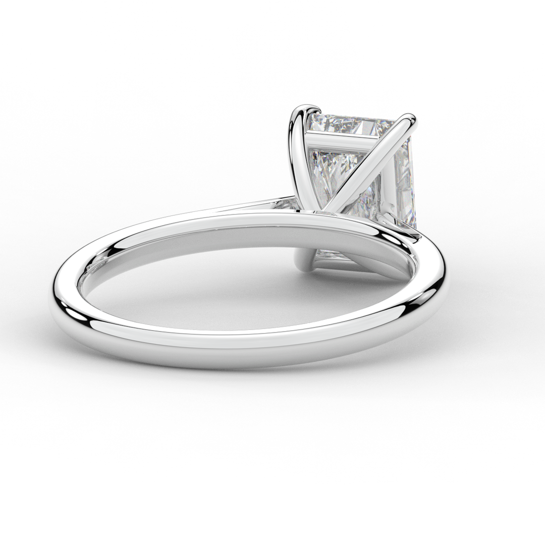 2.00CT RADIANT LAB DIAMOND SOLITAIRE ENGAGEMENT RING