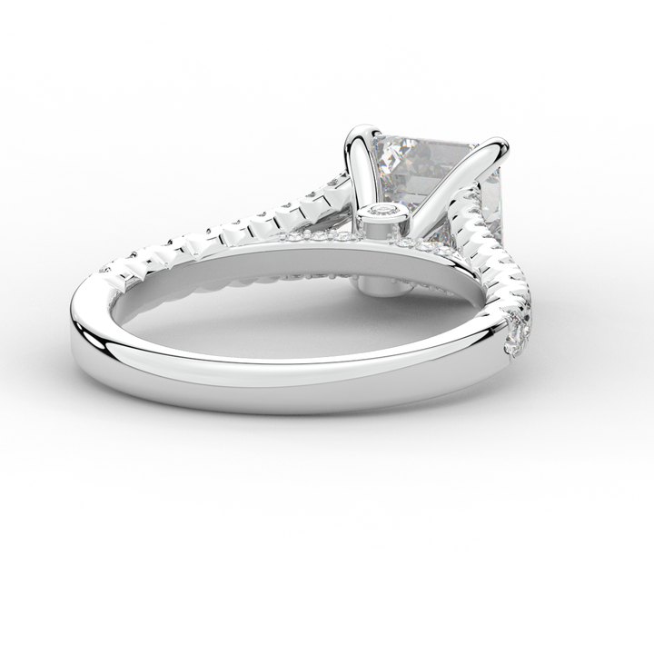 2.45CT.TW ASSCHER LAB DIAMOND ENGAGEMENT RING