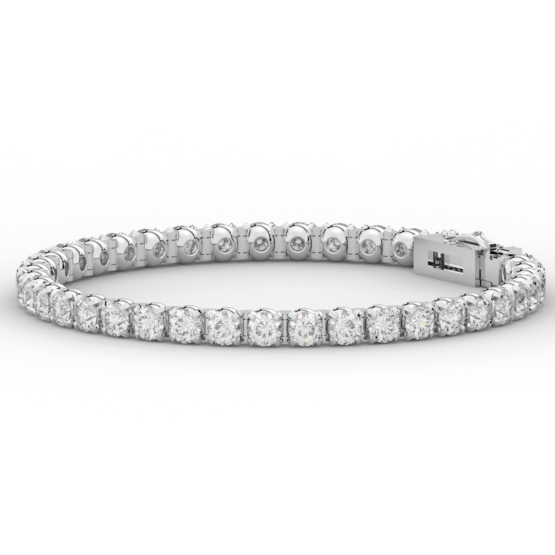 10.50CT.TW ROUND LAB DIAMOND TENNIS BRACELET - Nazarelle