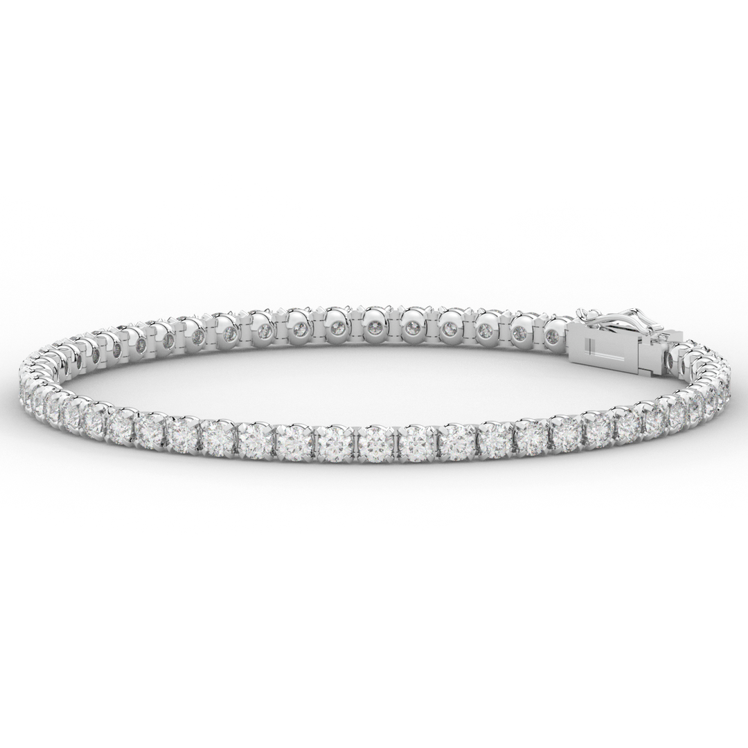 5.30CT.TW ROUND LAB DIAMOND TENNIS BRACELET - Nazarelle