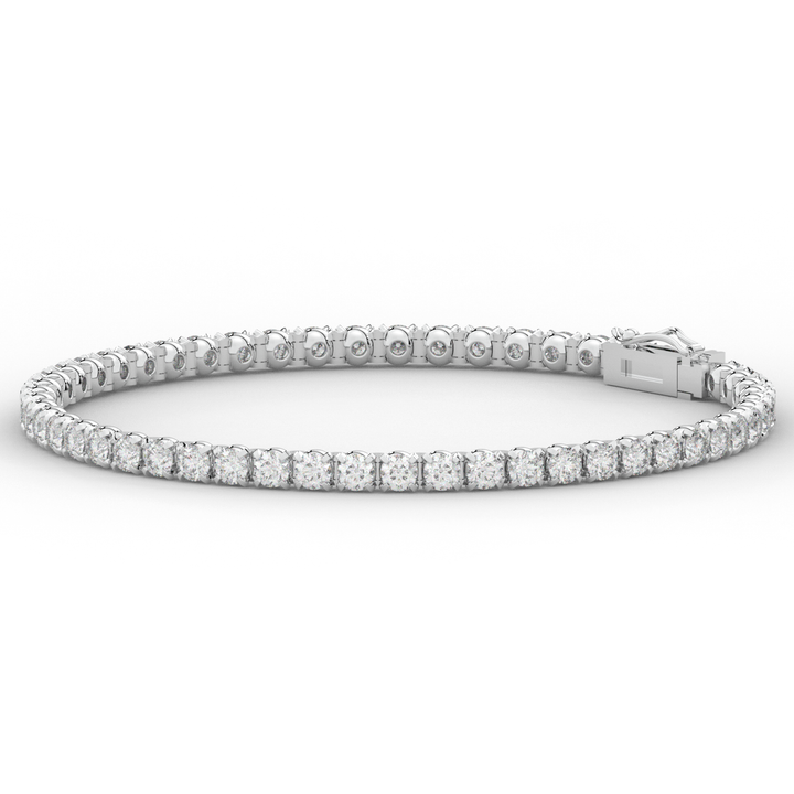 5.30CT.TW ROUND LAB DIAMOND TENNIS BRACELET - Nazarelle