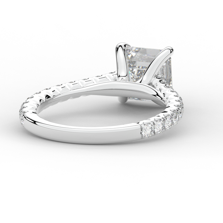 2.40CT.TW ASSCHER LAB DIAMOND ENGAGEMENT RING