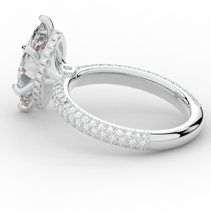 2.60CT.TW MARQUISE LAB DIAMOND ENGAGEMENT RING