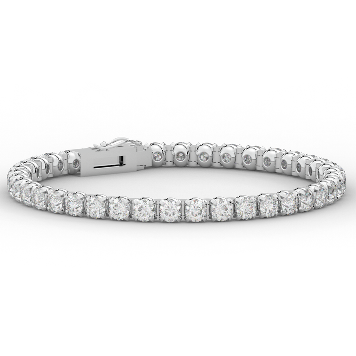 10.50CT.TW ROUND LAB DIAMOND TENNIS BRACELET - Nazarelle