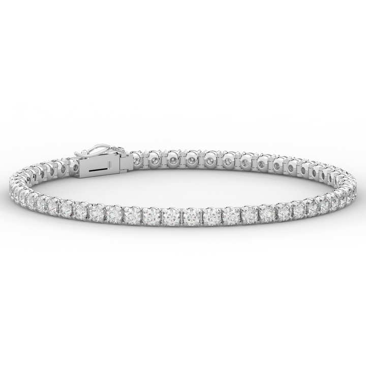 5.30CT.TW ROUND LAB DIAMOND TENNIS BRACELET - Nazarelle