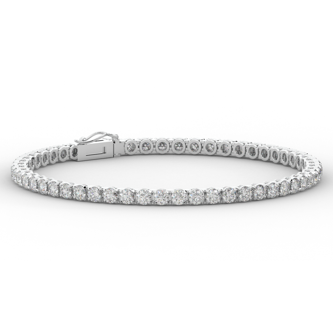 5.75CT.TW ROUND LAB DIAMOND TENNIS BRACELET - Nazarelle